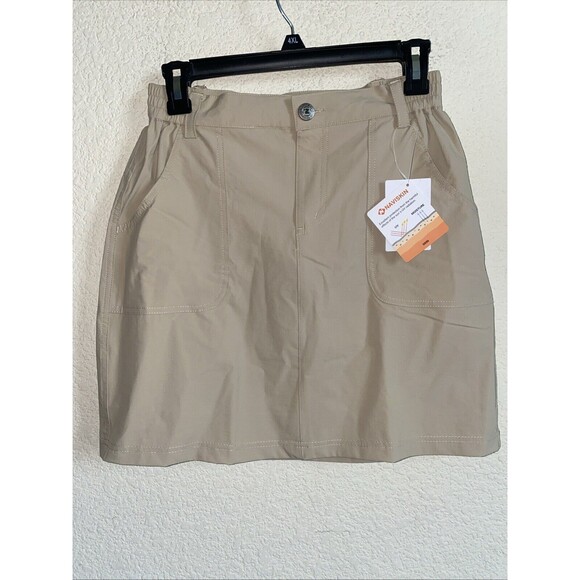 Naviskin Skort Womens Stretch Tennis Golf Athletic Zip Pocket Hiking UPF New  S - Picture 1 of 12